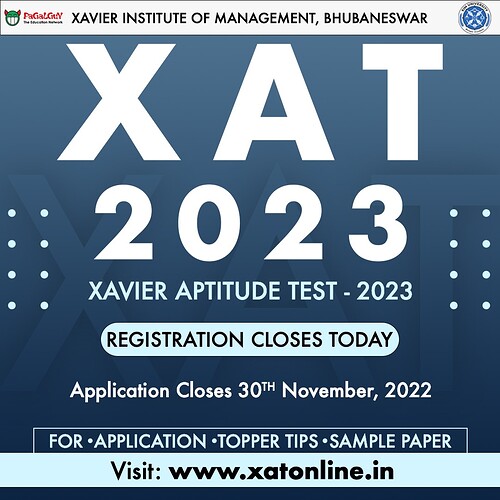 XAT Form Deadline