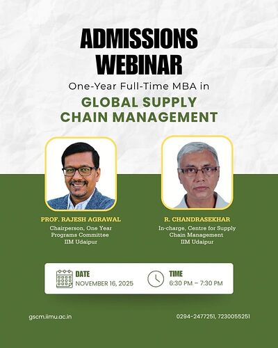 GSCM Webinar 2