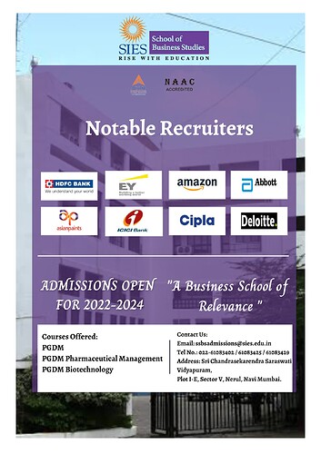 SIES School of business Studies
