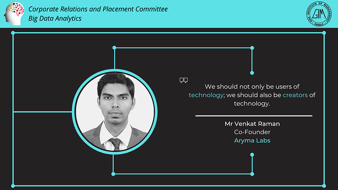 BDA TALK Venkat Raman