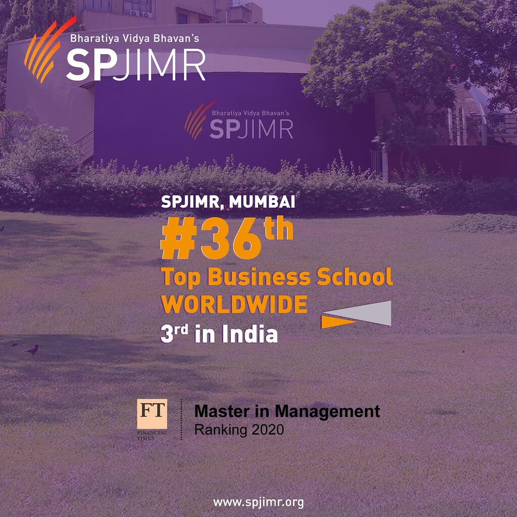 Admission to SPJIMR's GMP January 2022 - CAT 2021 - PaGaLGuY - Vimarsana News