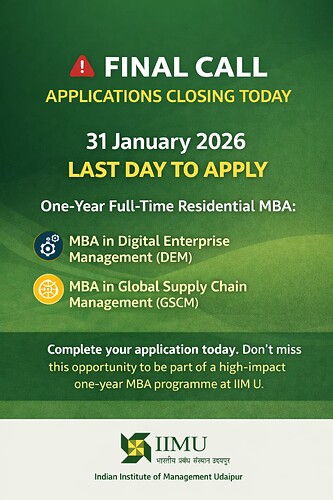 last day dem gscm 31 jan 26