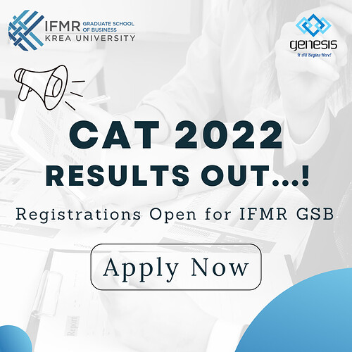 Genesis_CAT Results out