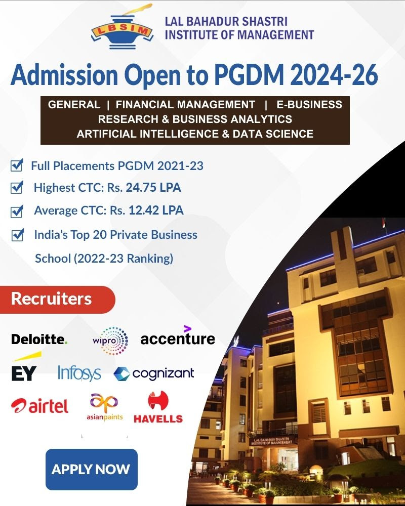 [Official] LBSIM Admission 2024-2026 | PaGaLGuY - Vimarsana News